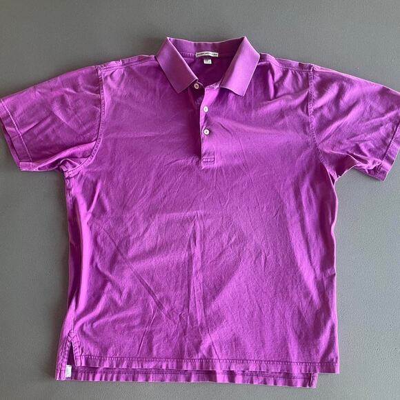Vibrant Peter Millar Purple Polo L - Picture 1 of 6